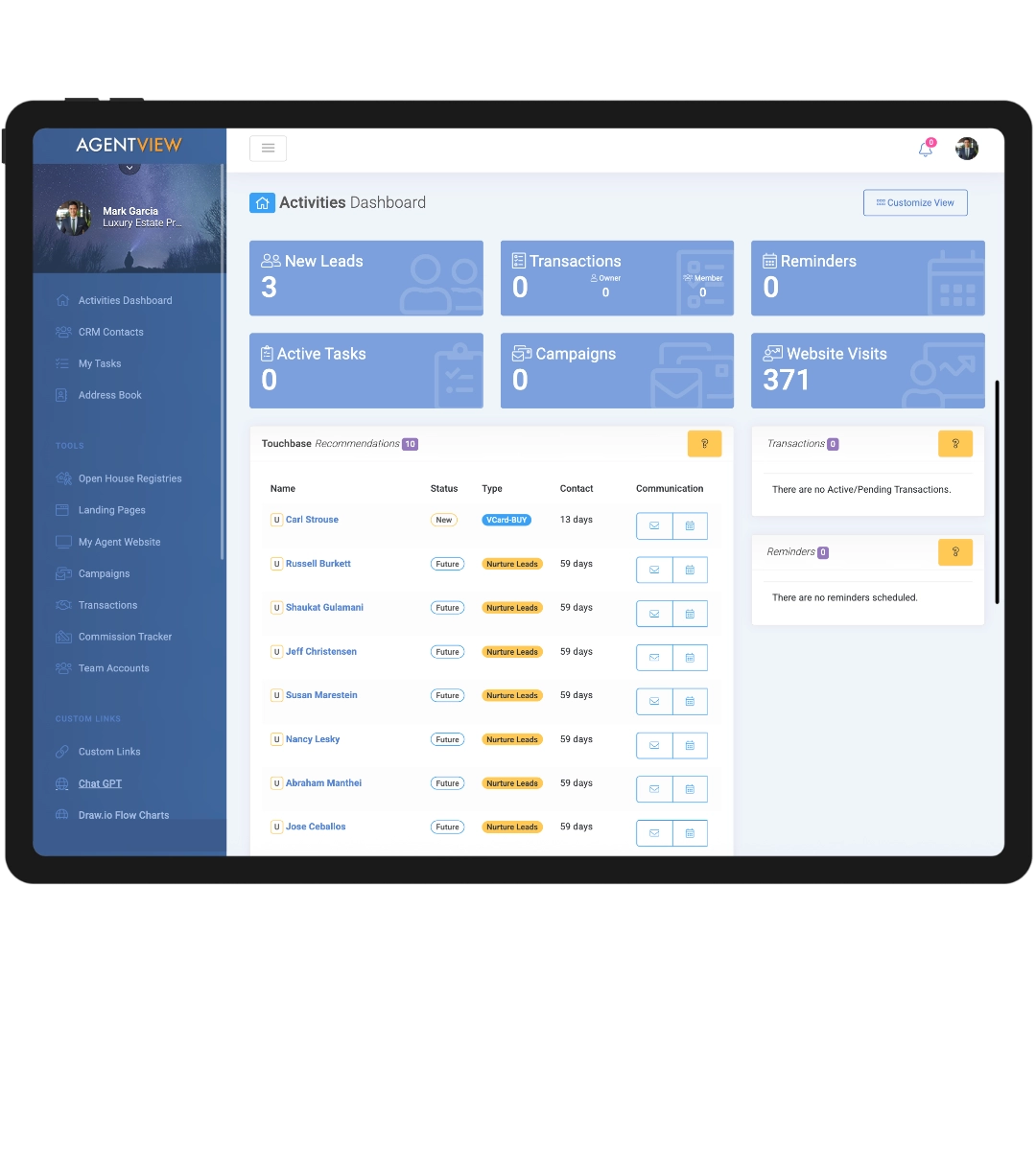 AGENTVIEW Real Estate Productivity Suite