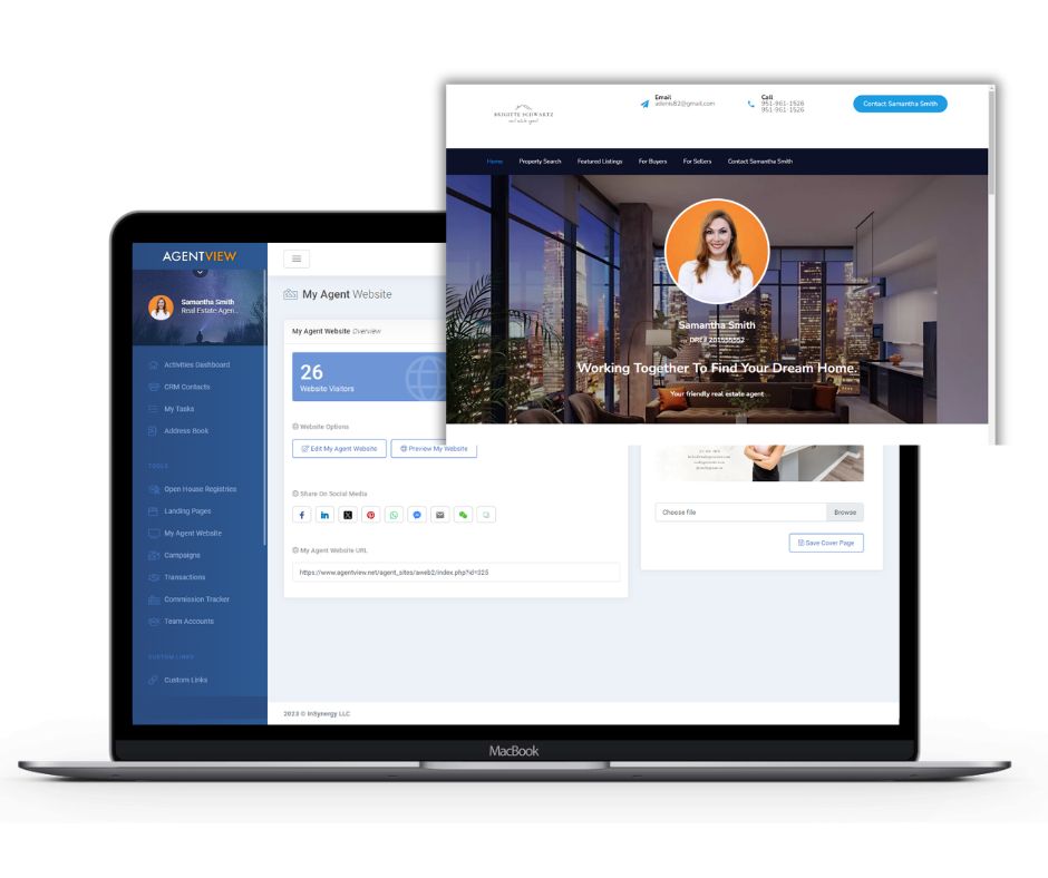 Agentview Agent Website For Real Estate Brokers Real Estate Agents